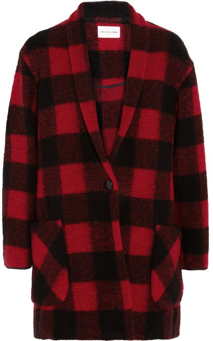 Étoile Isabel Marant Gabrie Plaid Wool-Blend Coat