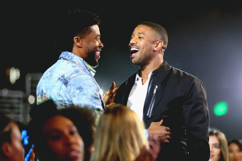 Chadwick Boseman and Michael B. Jordan