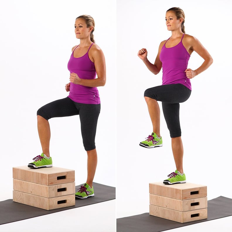 Stair and Dumbbell Workout