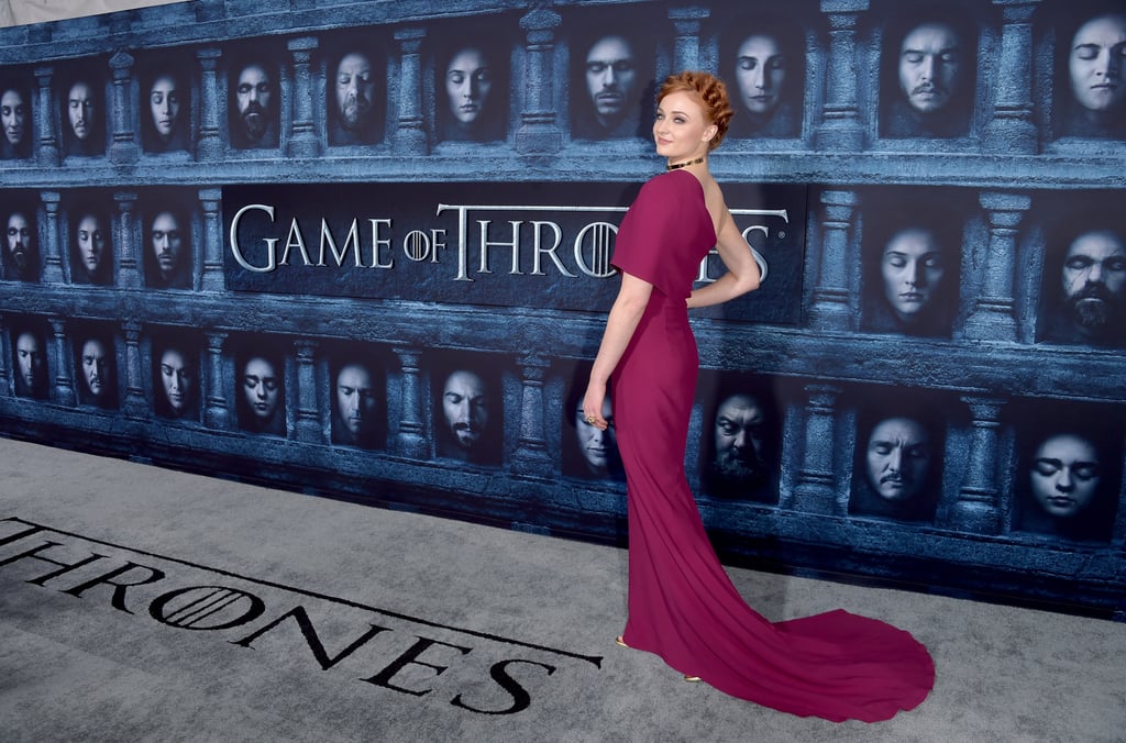 Sophie Turner at the Game of Thrones Season 6 Premiere in 2016