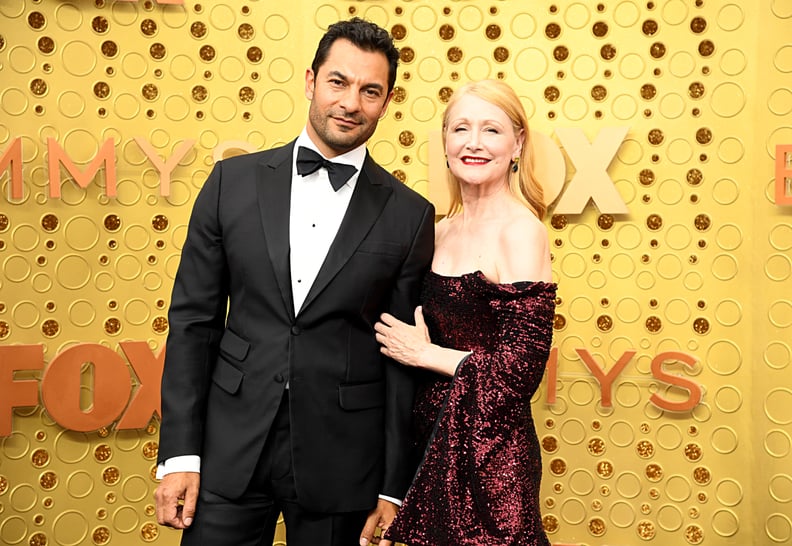 Darwin Shaw and Patricia Clarkson at the 2019 Emmys