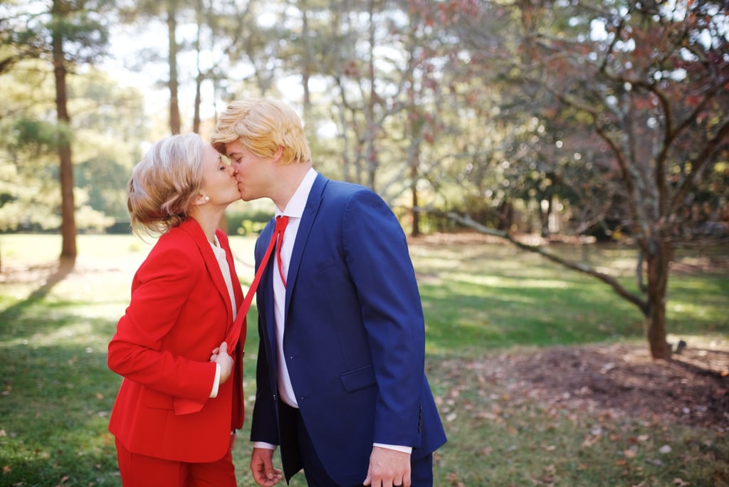Donald Trump And Hillary Clinton Engagement Shoot Popsugar Love And Sex Photo 9