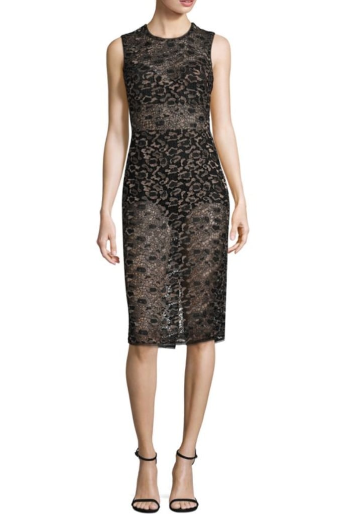 BCBGMAXAZRIA Sheer Dress