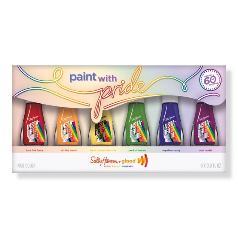 Colorful Nails: Sally Hansen Insta-Dri X Pride Rainbow 6 Piece Set