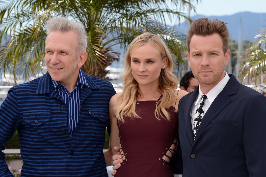 Diane Kruger posed between Ewan McGregor and Jean Paul Gaultier at the Cannes Film Festival.
Diane Kruger posed between Ewan McGregor and Jean Paul Gaultier at the Cannes Film Festival.