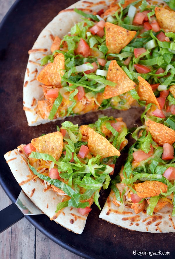 Chicken Taco Pizza