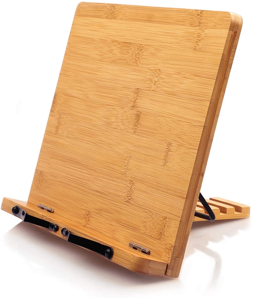 Bamboo Book Stand Cookbook Holder