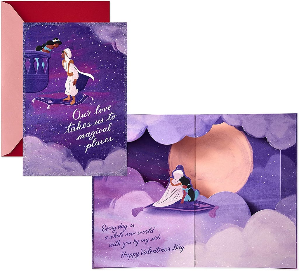 Hallmark Aladdin's A Whole New World Valentine's Day Card