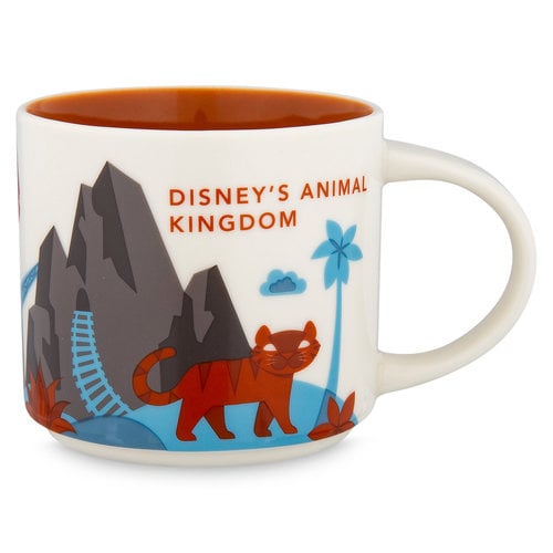 Disney's Animal Kingdom Starbucks You Are Here Mug