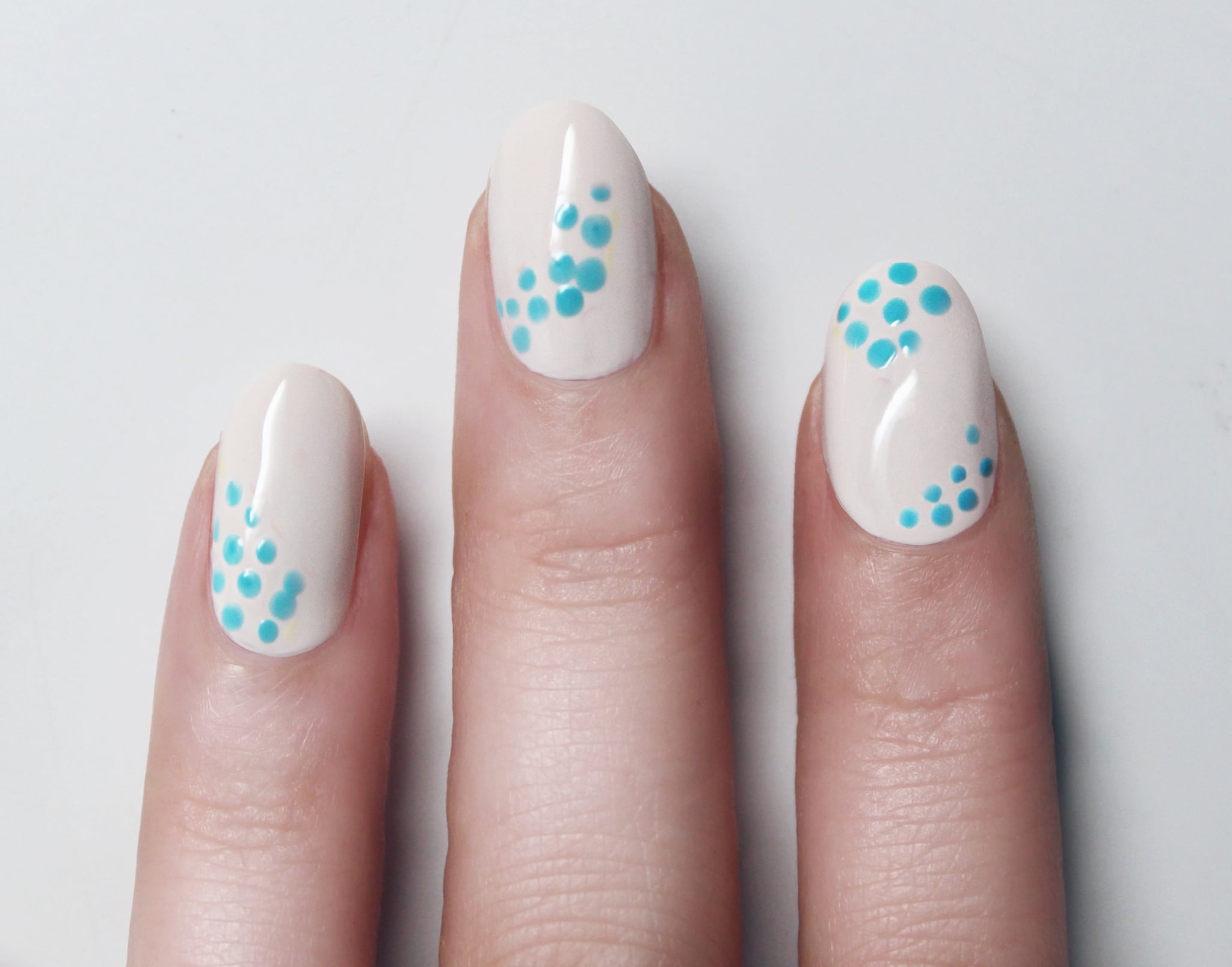 Step Three | A Toothpick Is All You Need to Get This Bright, Polka-Dot Nail  Art | POPSUGAR Beauty Photo 4