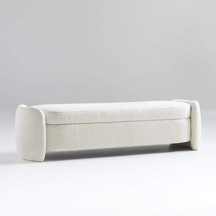 Something Fuzzy Crate & Barrel Fernie Storage Bench Best Stylish