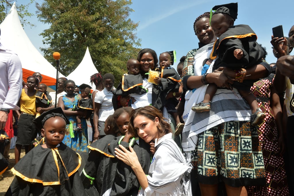Victoria and Brooklyn Beckham Visit Kenya With UNAIDS 2016