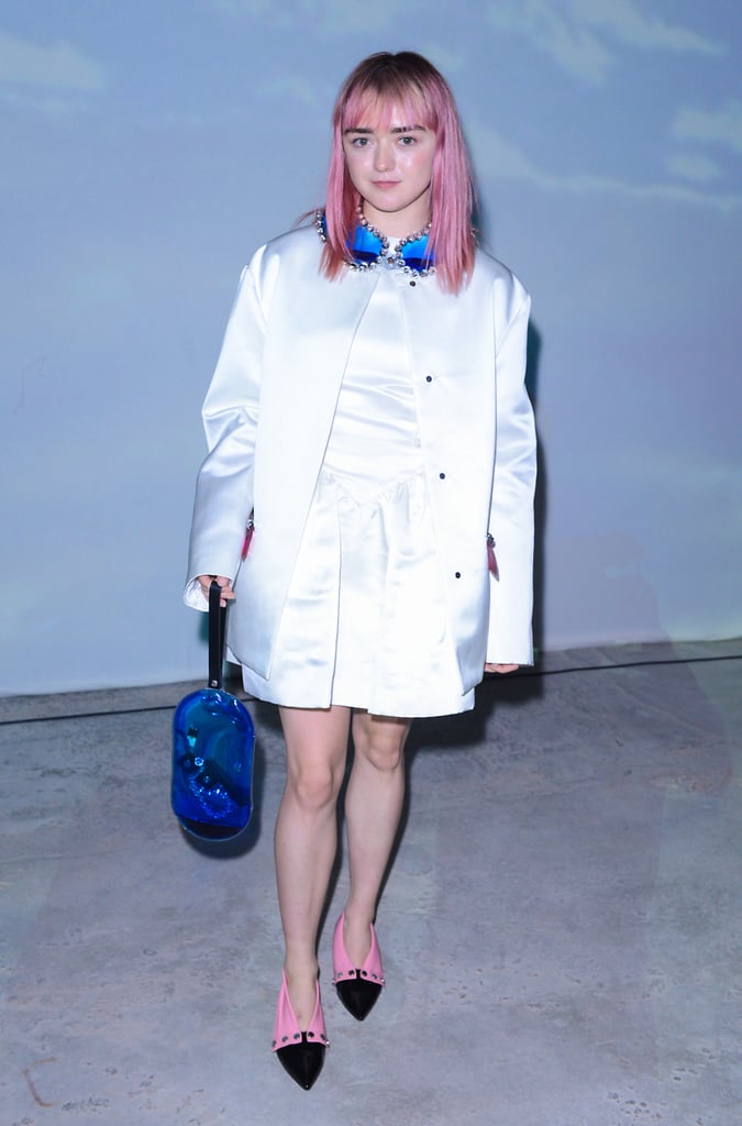 Maisie Williams at the Christopher Kane London Fashion Week Show