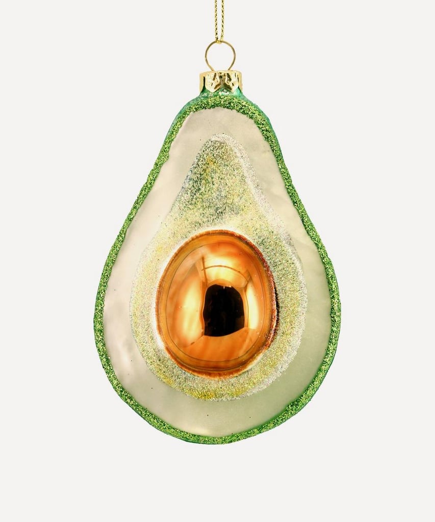 Liberty London Glass Avocado Ornament