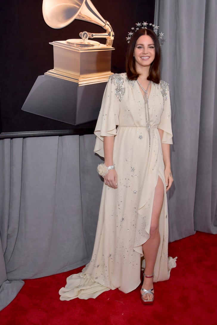 Lana Del Rey Grammy Awards Red Carpet Dresses 2018 POPSUGAR Fashion