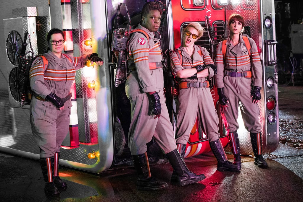 Erin Gilbert, Abby Yates, Jillian Holtzmann, and Patty Tolan in Ghostbusters