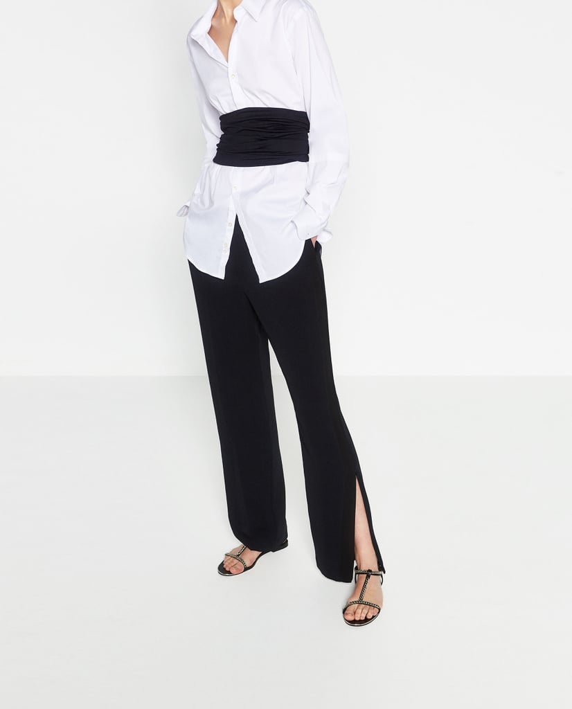 side slit trousers