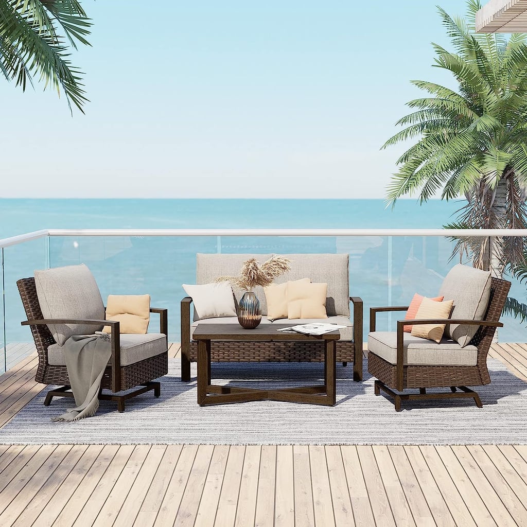 Most Comfortable Outdoor Wicker Seating Set