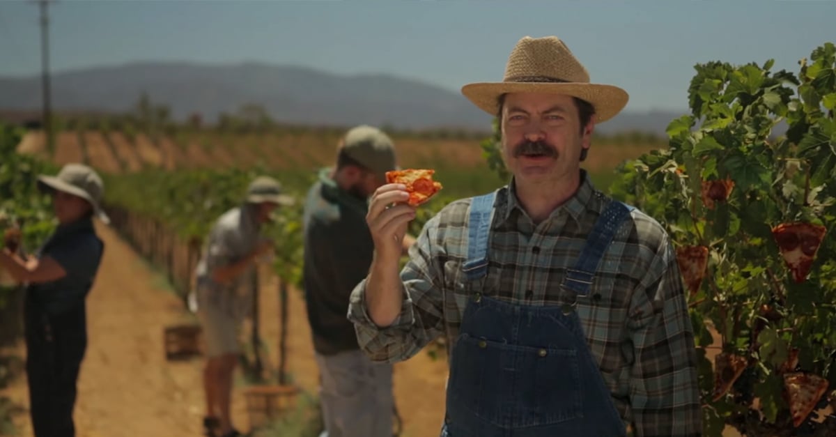 Nick Offerman Pizza Farm PSA Video POPSUGAR Fitness