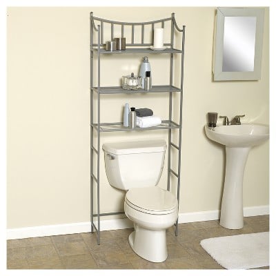 over-the-toilet shelf