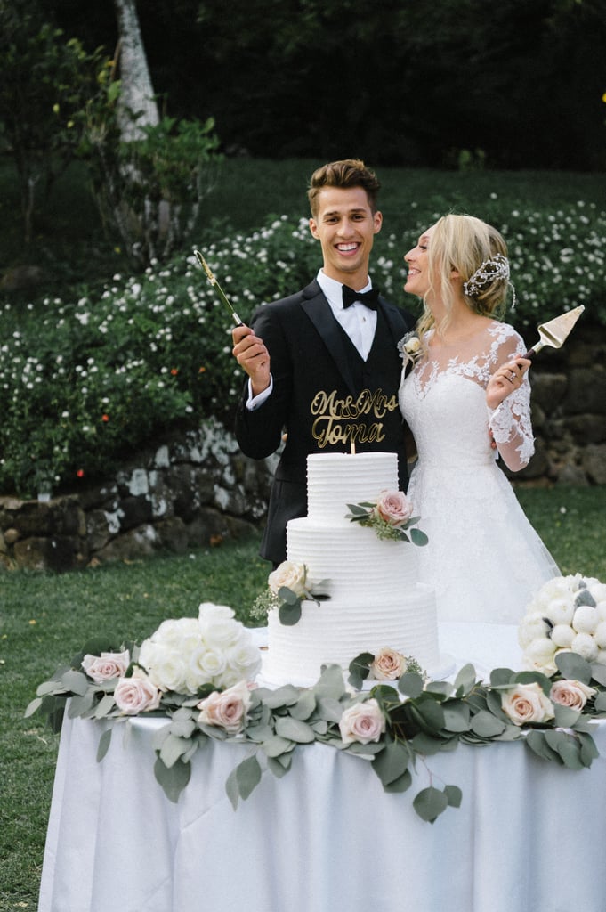 Couple Takes Wedding Photos in Bouncy Castle