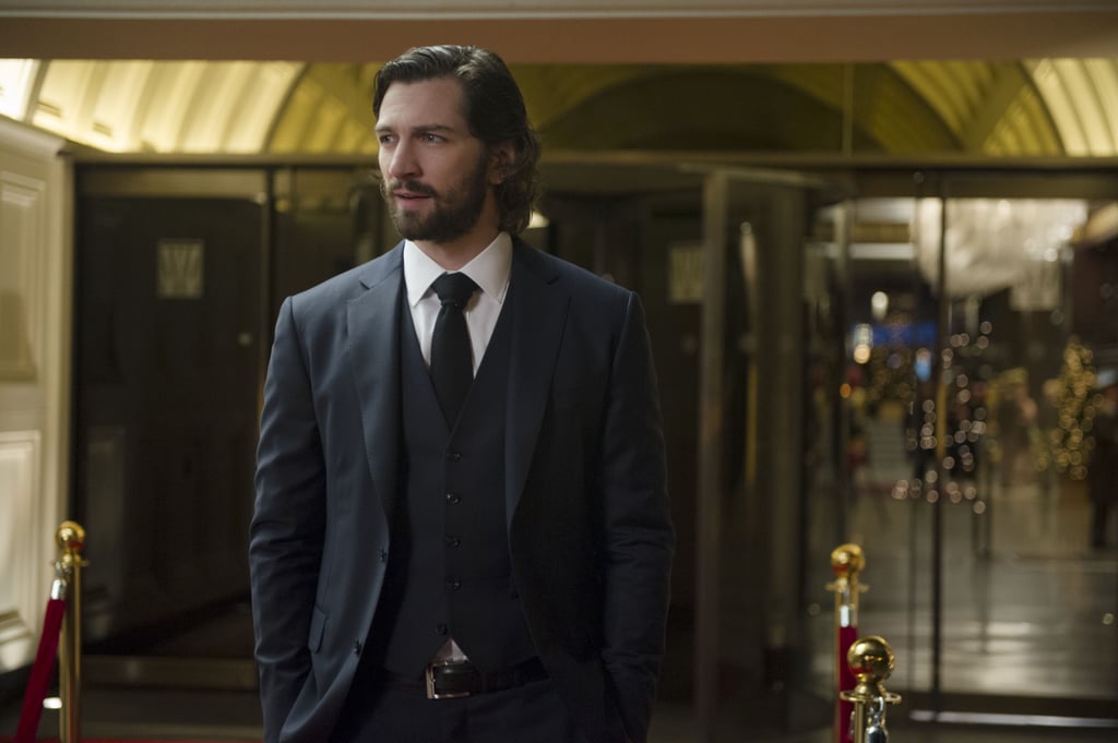 Huisman cuts a fine figure in that suit.