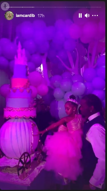 Cardi B Throws Kulture a Princess 3rd Birthday Party