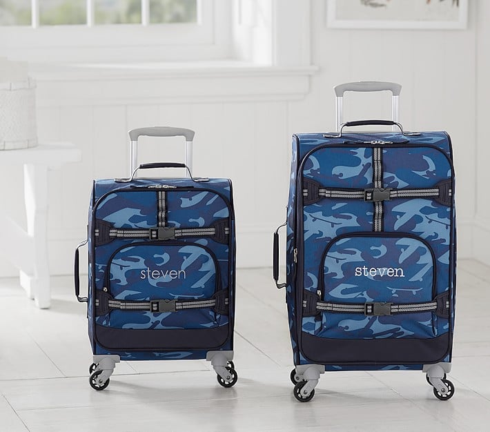 Mackenzie Navy Camo Spinner Luggage Travel Gifts For Families