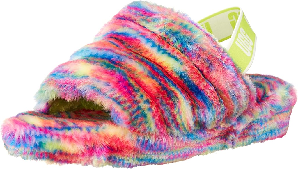 Shoes: UGG Fluff Yeah Pixelate Slipper