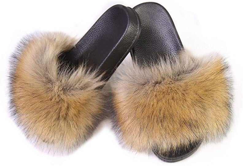 LSWJS Faux Fur Slides