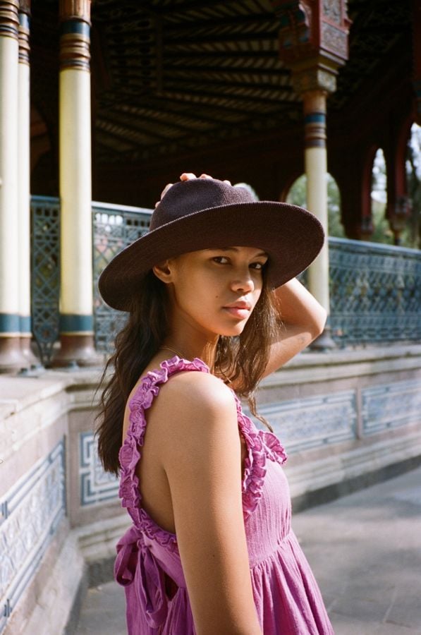 UO Maddie Woven Panama Hat