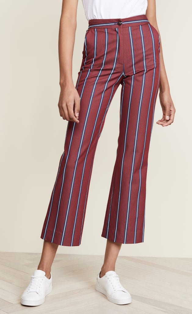 Stella Jean Straight-Leg Striped Pants