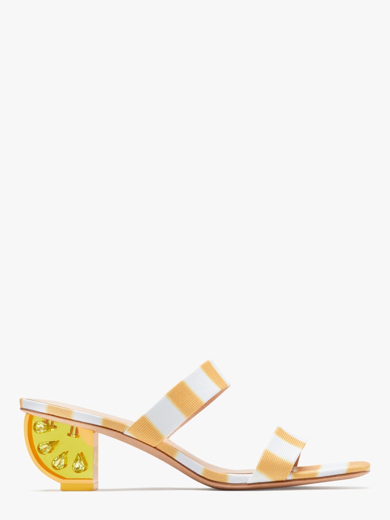 好的柠檬片:Kate Spade纽约柑橘凉鞋
