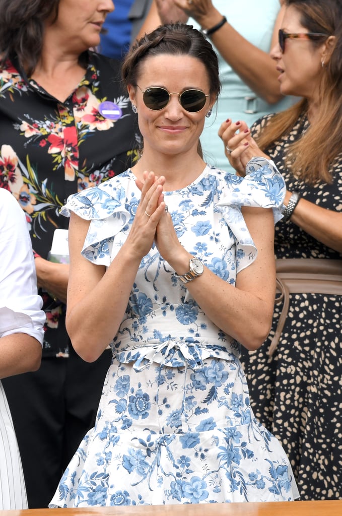Pippa Middleton Ruffle Sleeve Dress Cheap 2019