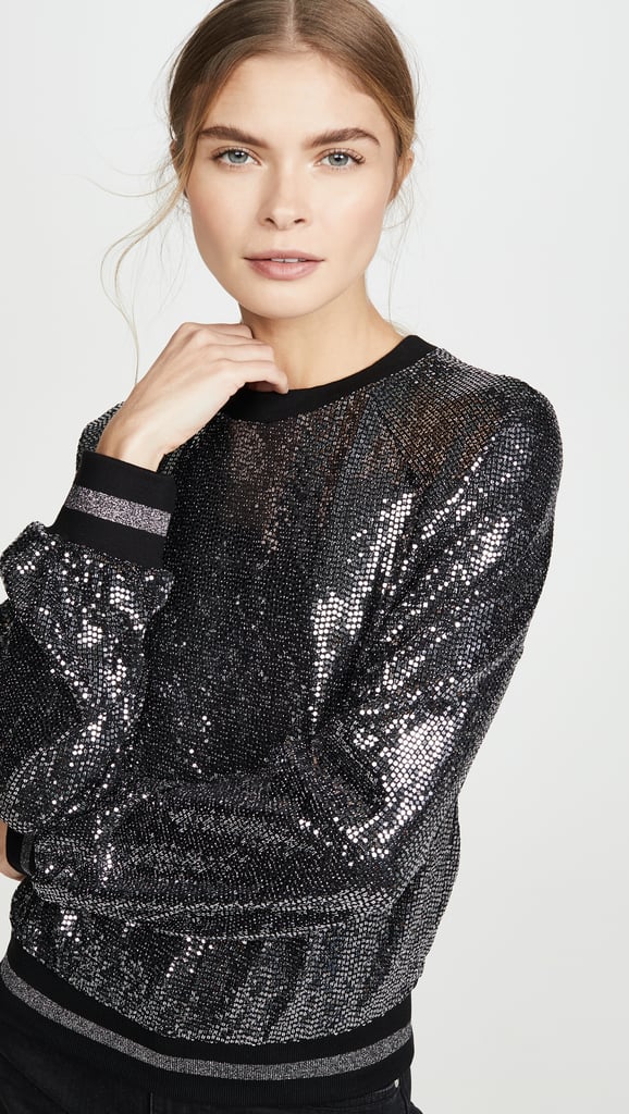 Pam & Gela Mirror Sweatshirt | Best Sequin Tops on Amazon For All Your ...