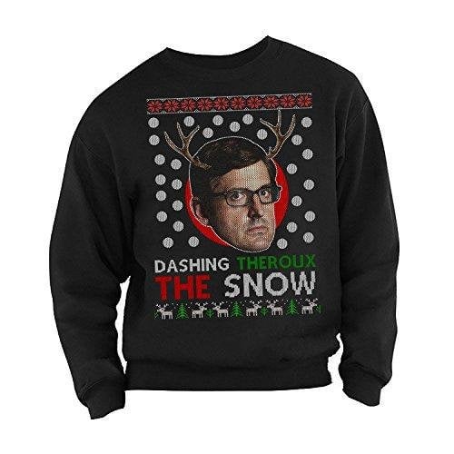Louis Theroux "Dashing Theroux The Snow" Christmas Jumper