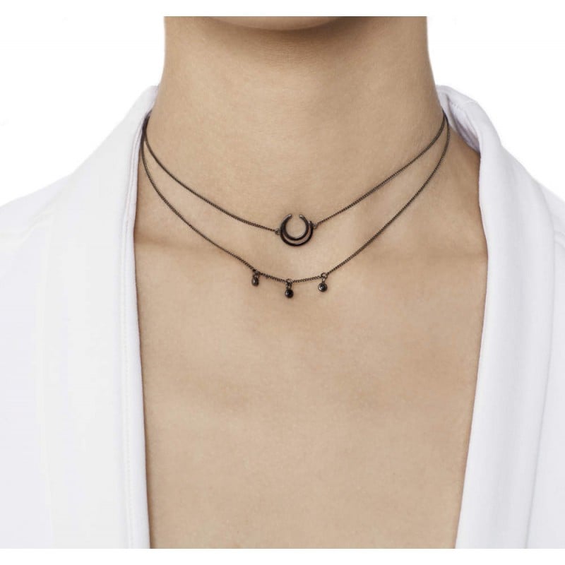 Astrid \u0026 Miyu Gunmetal Wishbone Choker 