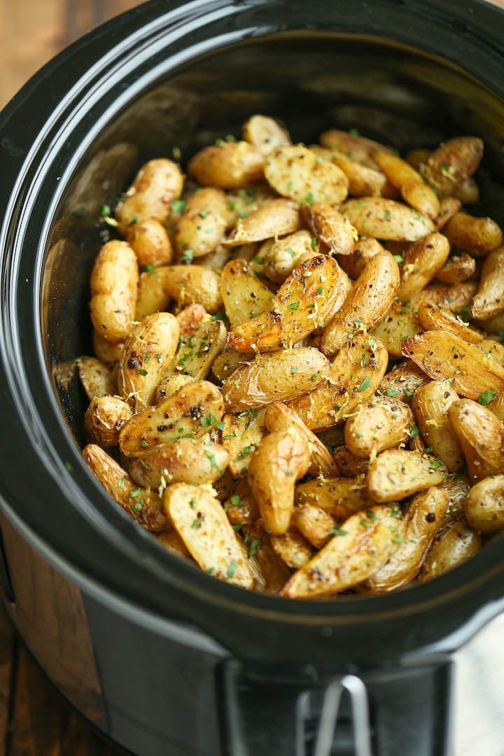 Slow-Cooker Greek Potatoes