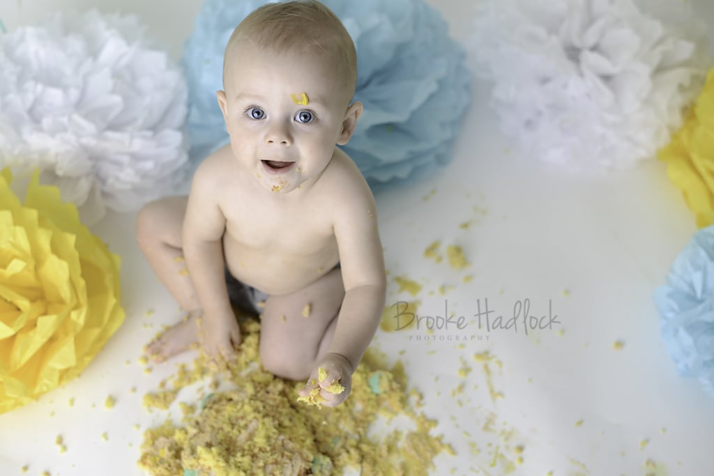Baby Cake-Smash Photo Ideas