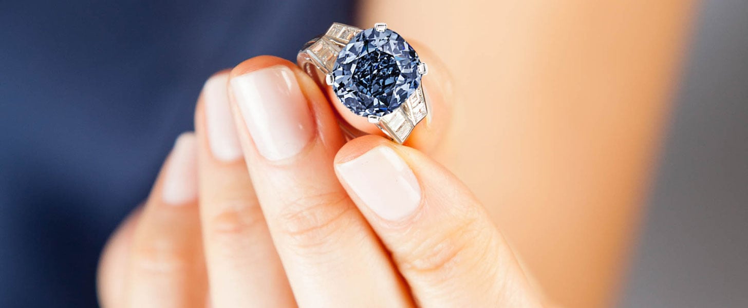 Shirley temple discount blue diamond ring