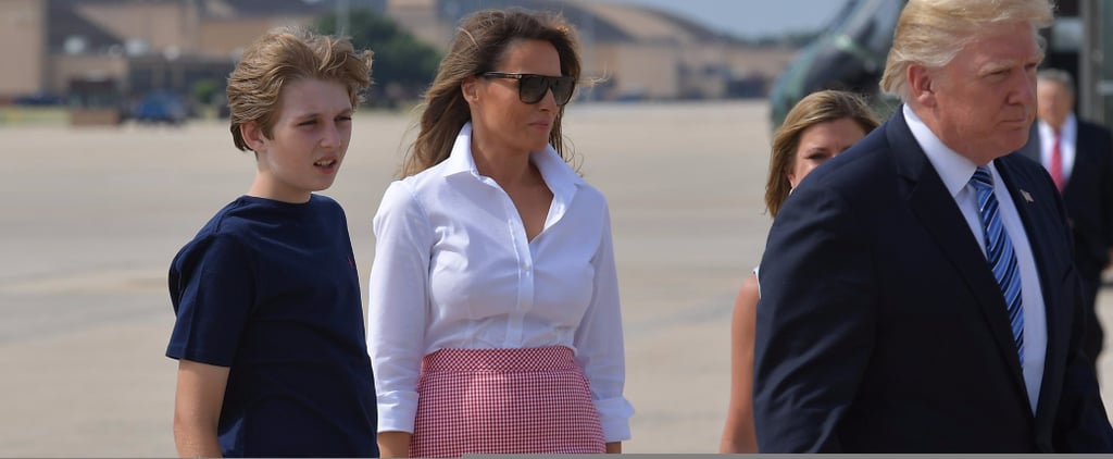 Melania Trump Gingham Altuzarra Skirt