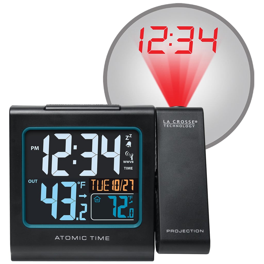 La Crosse Technology Projection Alarm Clock With Temperature