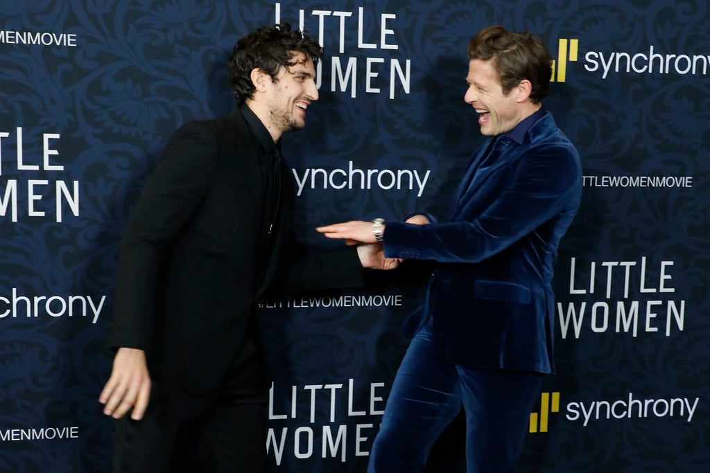 Pictured: Louis Garrel and James Norton at the Little Women world premiere.