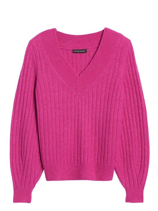 Aire Ribbed V-Neck Sweater