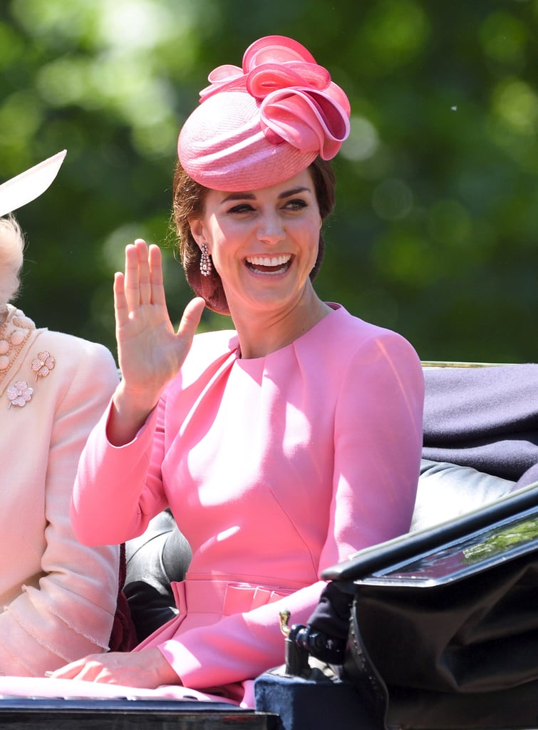 Kate Middleton Wearing Pink Alexander McQueen Dress