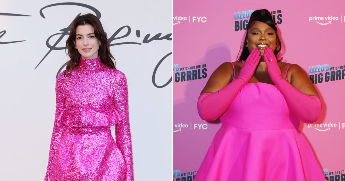 Celebrities in Hot-Pink Barbiecore Valentino Looks
