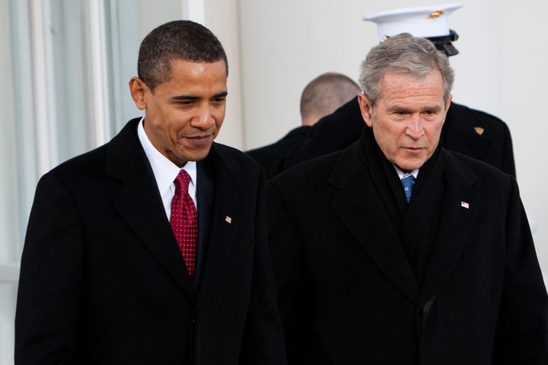 Transitioning power despite the cold during Obama's inauguration in 2009