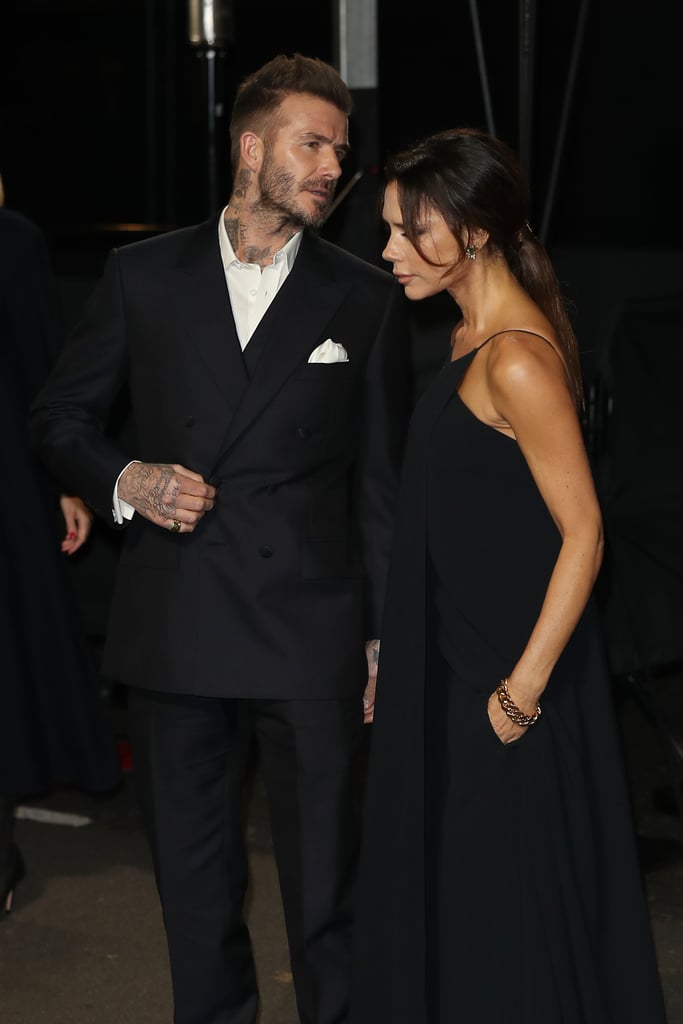 David and Victoria Beckham British Fashion Awards 2018 | POPSUGAR Celebrity