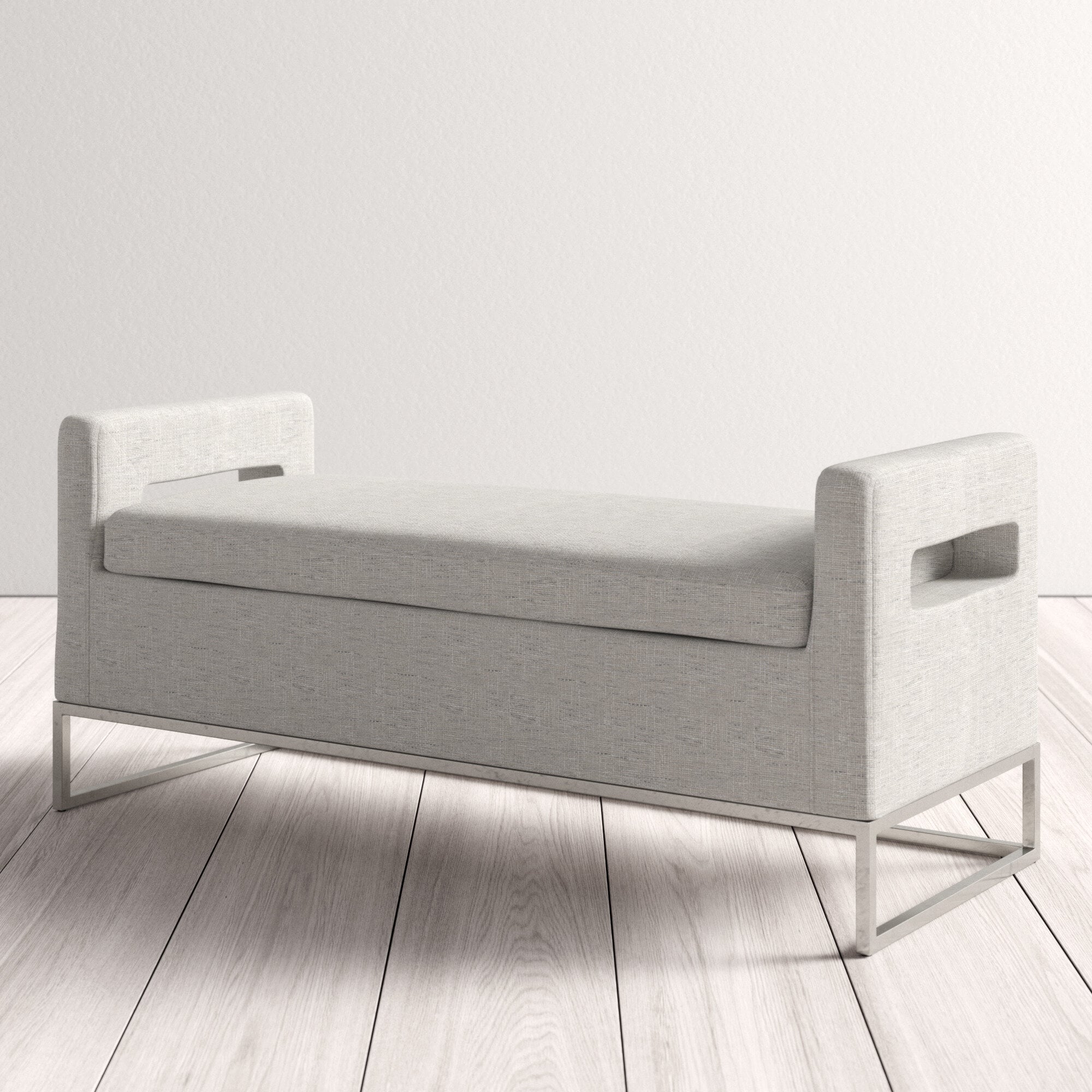 All Modern Pelton Upholstered Storage Bench 14 Versatile Storage Benches That Double As Stylish Decor Popsugar Home Photo 5