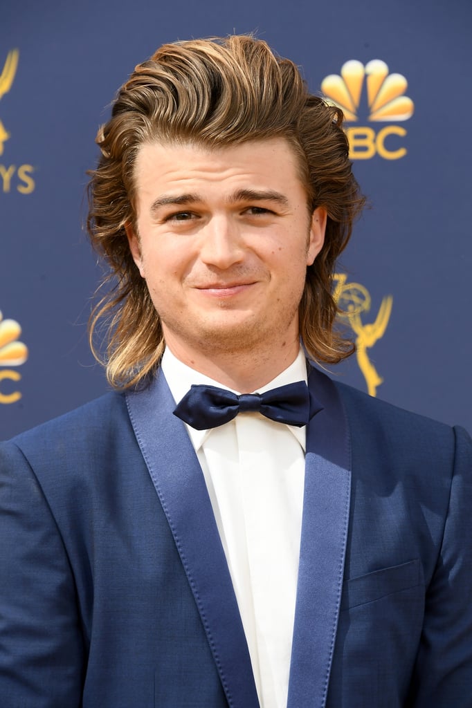 Joe Keery's Luscious '80s Hair in 2018